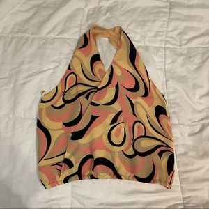 groovy/psychedelic halter top